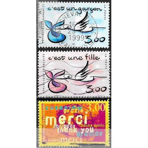 France 1999, Beaux Timbres De Naissance Yvert 3221 