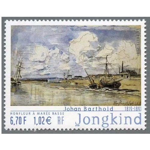 France 2001, Trs Beau Timbre Neuf** Luxe Yvert 3429, Tableau De Johan Barthold Jongkind, 