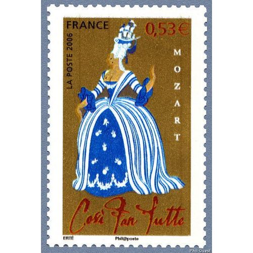 France 2006, Trs Beau Timbre Neuf** Luxe Yvert 3920, Les Opras De Mozart, Cosi Fan Tutte, Compos  Vienne En 1790. -