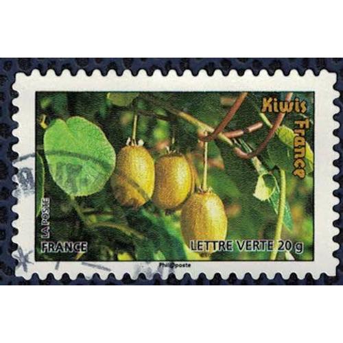 France 2012 Oblitr Rond Used Kiwis France Des Fruits Pour Une Lettre Verte 20 G. Y&t 690