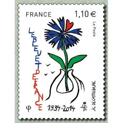 France 2014, Trs Beau Timbre Neuf** Luxe Yvert 4907, Dessin De Jean Charles De Castelbajac, Hommage  L'oeuvre 