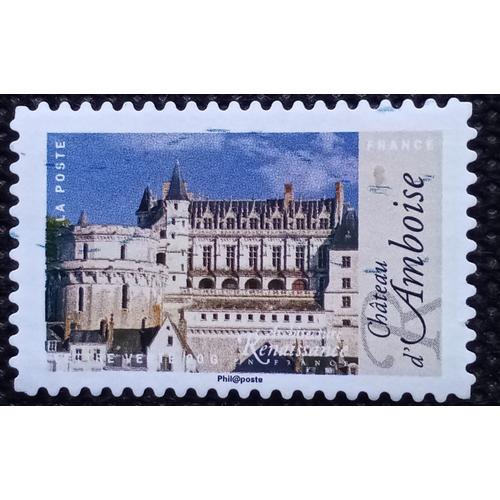 France 2015 Timbre Oblitr Yt 1108 - Chteau D'amboise - Carnet Architecture Renaissance