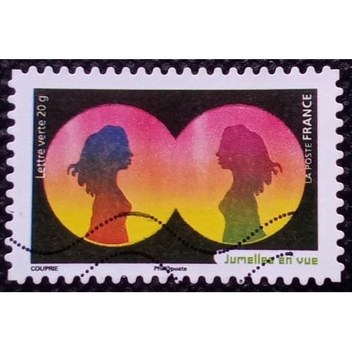 France 2015 Timbre Oblitr Yt 1183 - Jumelles En Vue - Carnet La Vue