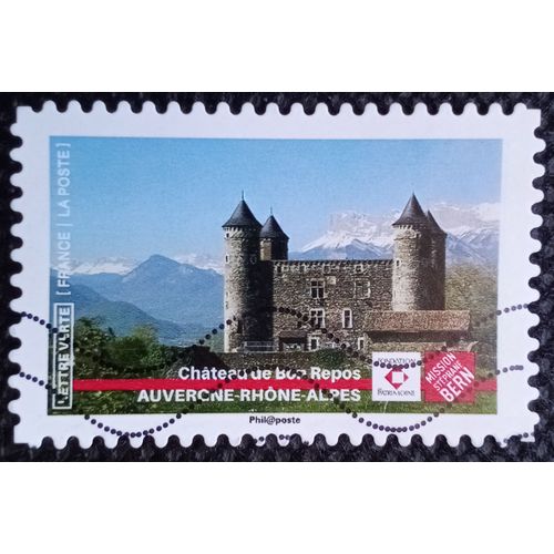 France 2019 Timbre Oblitr Yt 1767 - Sauvons Notre Patrimoine - Chteau De Bon Repos - Auvergne-Rhne-Alpes