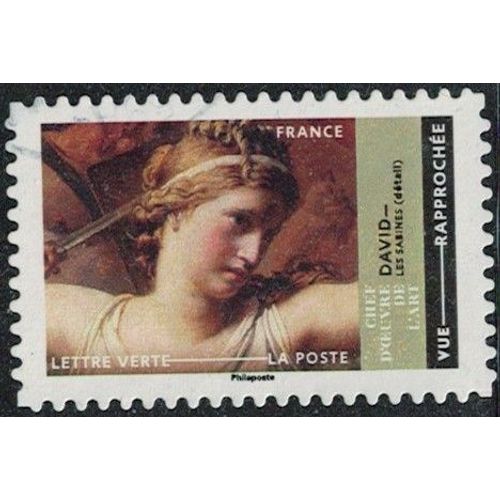 France 2022 Oblitr Used Jacques Louis David Les Sabines Vue Rapproche Y&t Fr 2195 Su