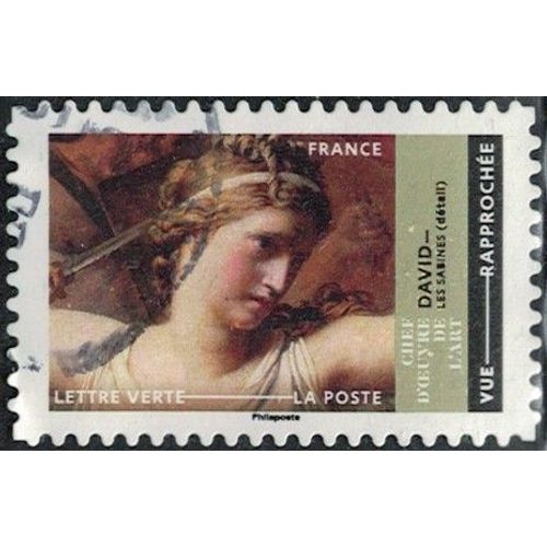 France 2022 Oblitr Used Jacques Louis David Les Sabines Vue Rapproche Y&t Fr 2195 Su