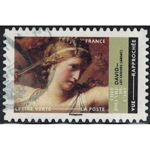France 2022 Oblitr Used Jacques Louis David Les Sabines Vue Rapproche Y&t Fr 2195 Su