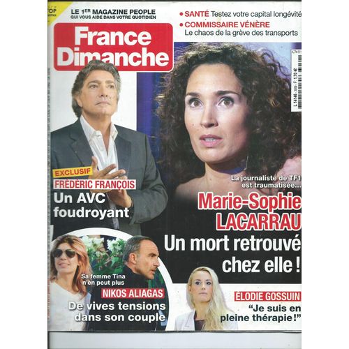 France Dimanche 15/07/2022 Frdric Franois, Michle Laroque, lodie Gossuin, Nikos , Jacques & Thomas Dutronc, Franoise Hardy, Eddy Mitchell, Carla Bruni, Bernard Giraudeau, Sophie Le Tan, Arletty