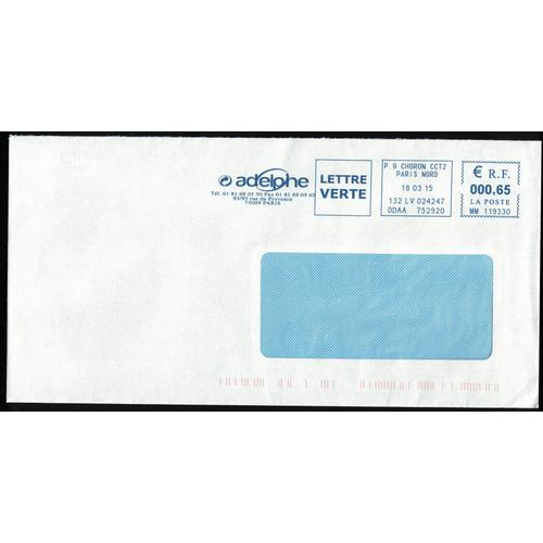 France Ema Empreinte Postmark Adelphe Gestion Fin De Vie Des Emballages 75 Paris