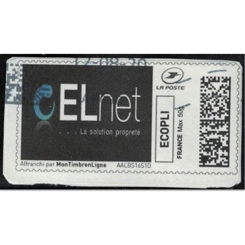 France Vignette Oblitre Used Mon Timbre En Ligne Elnet La Solution Propret Su