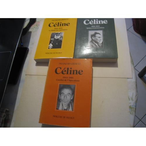 Francois Gibault Celine 3 Volumes   