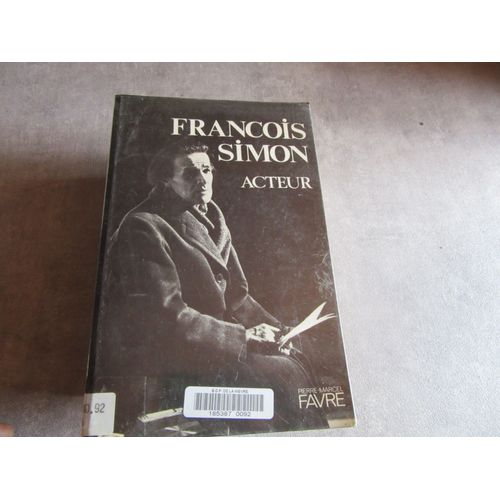 Franois Simon, Acteur   