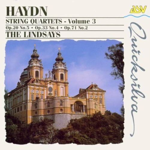 Franz Joseph Haydn: 3 String Quartets Live , Op 20 N5 Op 33 N4 Op 71 N2 The Lindsay String Quartet , Peter Cropper , Ronald Birks , Robin Ireland , Bernard Gregor 1987 - 