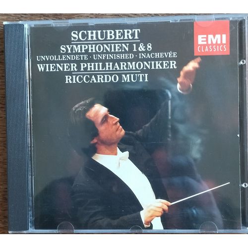 Franz Schubert (1797-1828) - Franz Schubert (1797-1828) : Symphonie N8 En Si Mineur D 759 Inacheve Symphonie N1 En R Majeur D 82 Par Wiener Philharmoniker Orchestre Philharmonique De Vienne Dir Riccardo Muti