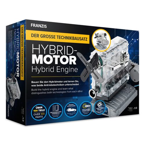 Franzis Kit Modlisme Moteur Hybride chelle 1 3 110 Pi Ces Insrer Et Visser Module Son Intgr Manuel 86 Pages Avec Livre D Accompagnement Et Base Sonore Avec Des Accessoires 67157 Multicolore
