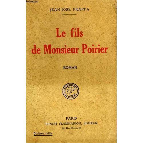 Le Fils De Monsieur Poirier   de Frappa Jean Jos