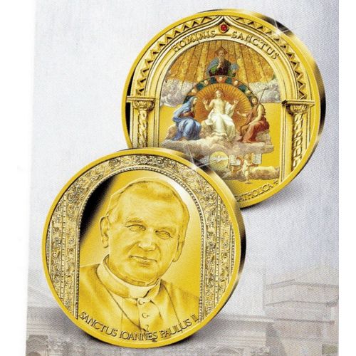 Frappe Canonisation De Jean Paul Ii  Orne D'un Swarovski Element.