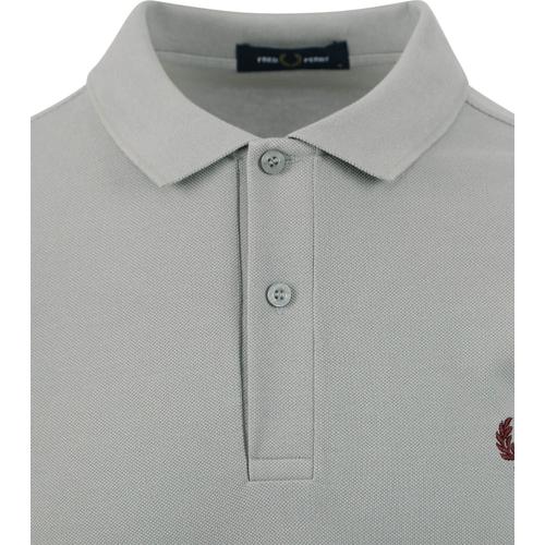 Fred Perry Polo Plain Greige Beige Gris Taille L