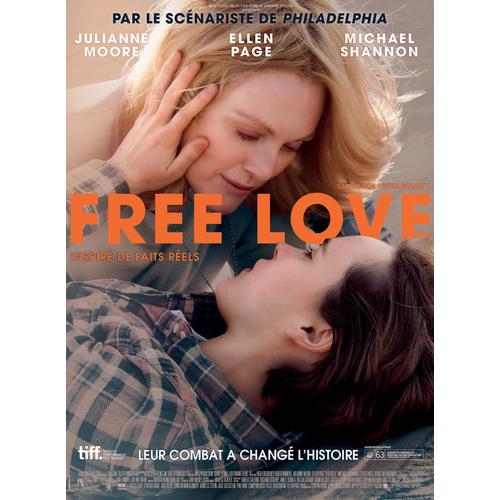 Free Love - 2016 - De Peter Sollett, Julianne Moore, Ellen Page, Steve Carell, Michael Shannon, Luke Grimes, Josh Charles - 116x158cm - Affiche Cinma Originale - Envoi Pli