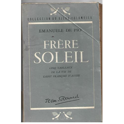 Frère soleilcinq tableaux de la vie de saint françois d'assise