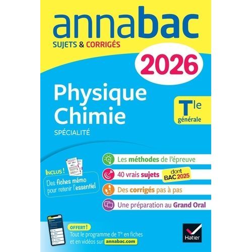 Annales Du Bac Physique-Chimie Tle Gnrale    Format Grand Format 