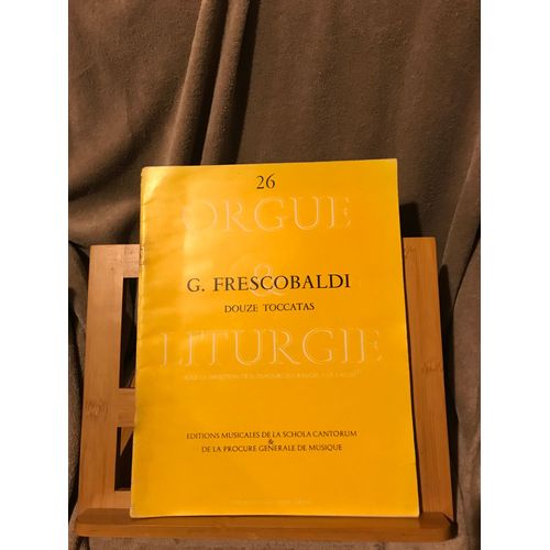 Frescobaldi 12 Toccatas Orgue Partition d. Schola Cantorum Orgue Et Liturgie N26