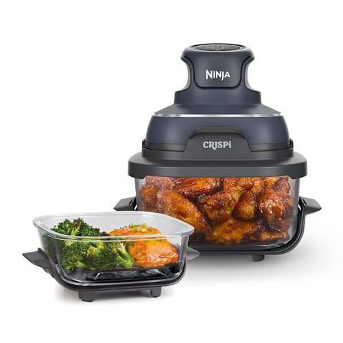 Friteuse  air portable Ninja CRISPi 4 en 1 en verre Cyber Space FN101EUGY
