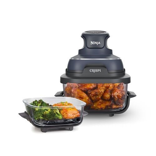 Friteuse  air portable Ninja CRISPi 4 en 1 en verre Cyber Space FN101EUGY