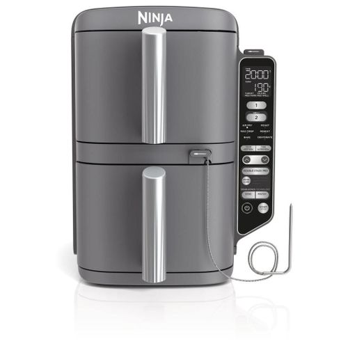 Friteuse Ninja Double Stack XL Air Fryer 2 compartiments avec Thermosonde SmartCook 9,5 L SL451EU