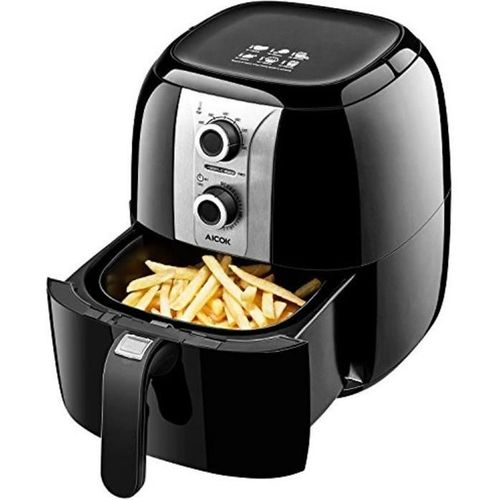 Friteuse sans huile, Multifonction 7-en-1, Friteuse lectrique avec Cuve Amovible 3,5L, Friteuse  Air Chaud, 100% Sans BPA,1400W, a