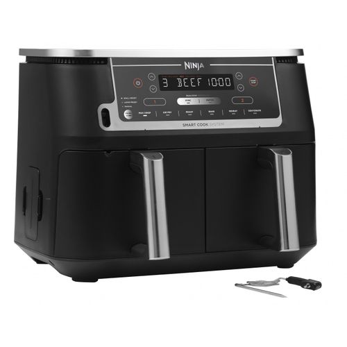 Friteuse sans huile Ninja Foodi MAX Dual Zone AF451EU avec systme Smart Cook 2600 Watt Noir