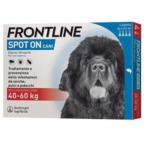 1 Xfrontline Spot-On Kg.40-60 Chiens Xl (3+1)