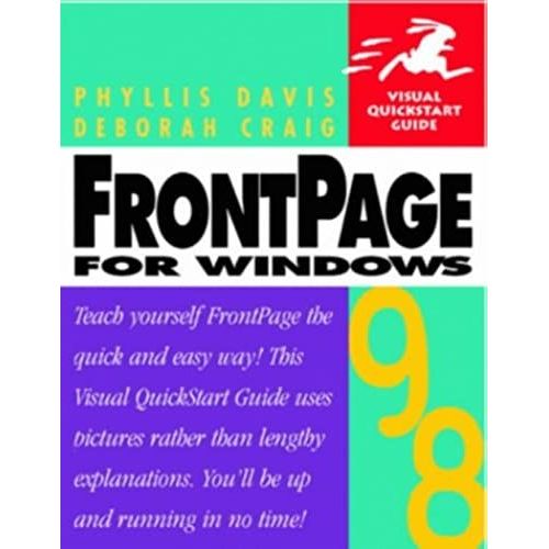 Frontpage 98 For Windows: Vqs (Visual Quickstart Guide)   de unknown  Format Broch 