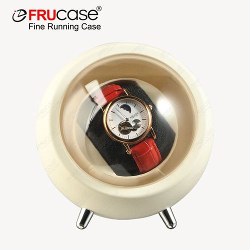 Frucase Abs Remontoir De Montre Pour Montres Automatiques Bote De Montre Remontoir Automatique Utiliser Un Cble Usb/Avec Option De Batterie - Type White