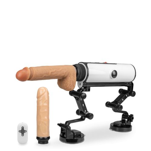 Fucking Machine Avec Godes Chauffant Et Vibrant