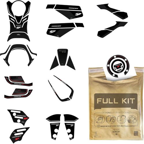 Full Kit - Autocollant Moto Compatibles Avec Yamaha Tracer 9 2023 2022. Protection De Rservoir Contre Les Chocs Et Les raflures. Autocollant 3d Rsins - Made In Italy