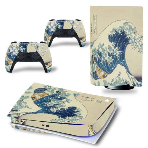 Full Set Skins Pour Ps5 Console Controller Disc Edition, Vinyl Decal Stickers