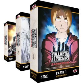 Fullmetal Alchemist Brotherhood Integrale Edition Gold 3 Coffrets 15 Dvd Livrets Rakuten