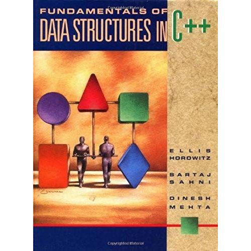 Fundamentals Of Data Structures In C++   de Dinesh Mehta  Format Broch 