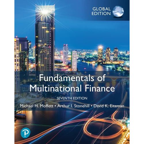 Fundamentals Of Multinational Finance, Global Edition    Format Broch 