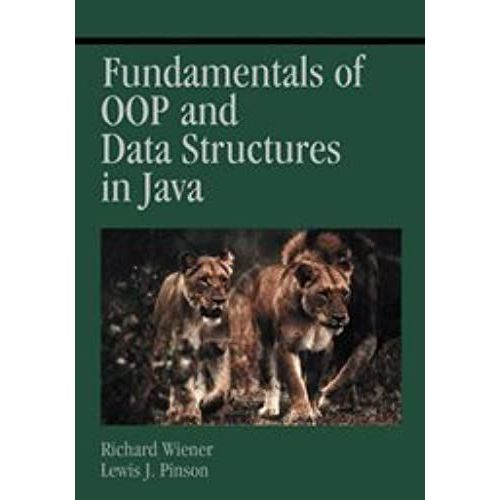 Fundamentals Of Oop And Data Structures In Java   de Pinson, Lewis J.  Format Broch 