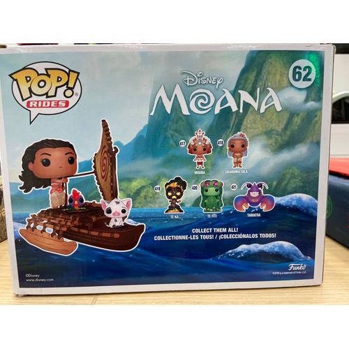 Funko Pop Disney Moana Vaiana Moana And Pua On Boat 62 Vaiana Et Pua Sur Le Bateau