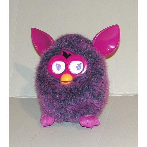 Furby Boom Violet Mauve Sonore Yeux Lumineux - Peluche Interactive Parlant Hasbro