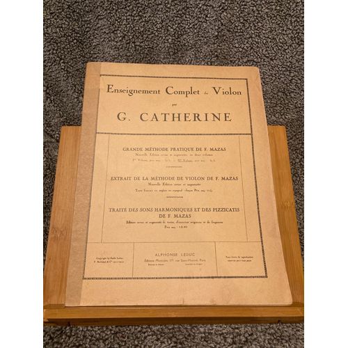G. Catherine Enseignement Complet Du Violon Mthode Vol Ii Partition Ed. Leduc