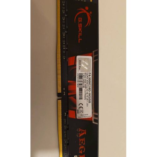 G.Skill AEGIS F4-3000C16D-16GISB Mmoire RAM DDR4 16 GB