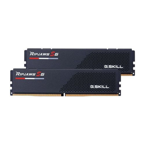 G.Skill D564GB 6400-32 Ripjaws S5 bk K2 GSK F5-6400J3239G32GX2-RS5K (2 x 32GB, 4800 MHz, RAM DDR5), Mmoire vive