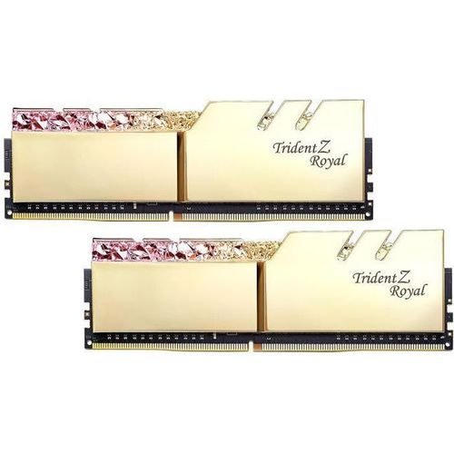 G.SKILL Mmoire PC Trident Z ROYAL (Gold) - 32 Go PC4-28800/DDR4 3600 Mhz F4-3600C16D-32GTRG