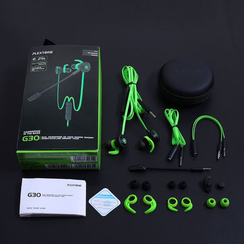 G30 PC Gaming Headset Gamer Computer cuffie Stereo Bass Noise Canceling grand Casque grand avec micro PK Razer Hammerhead V2 Pro-Vert