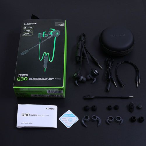 G30 PC Gaming Headset Gamer Computer cuffie Stro Basse Annulation de Bruit Grand Casque Grand Avec Micro PK Razer Hammerhead V2 Pro-Noir