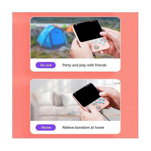 G7 Retro Console Intgr 666 Jeu 3.5 Pouces cran AV Out Poche Gamepad Portable Jeu Joueurs Contr